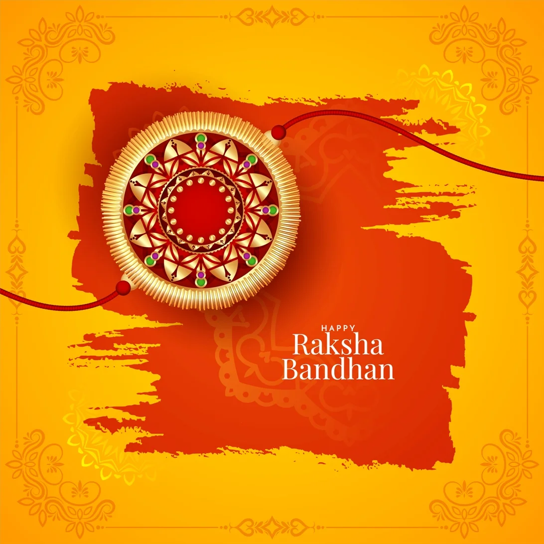Happy Raksha Bandhan Poster Wallpaper Background Stock Vector (Royalty  Free) 1153841383 | Shutterstock