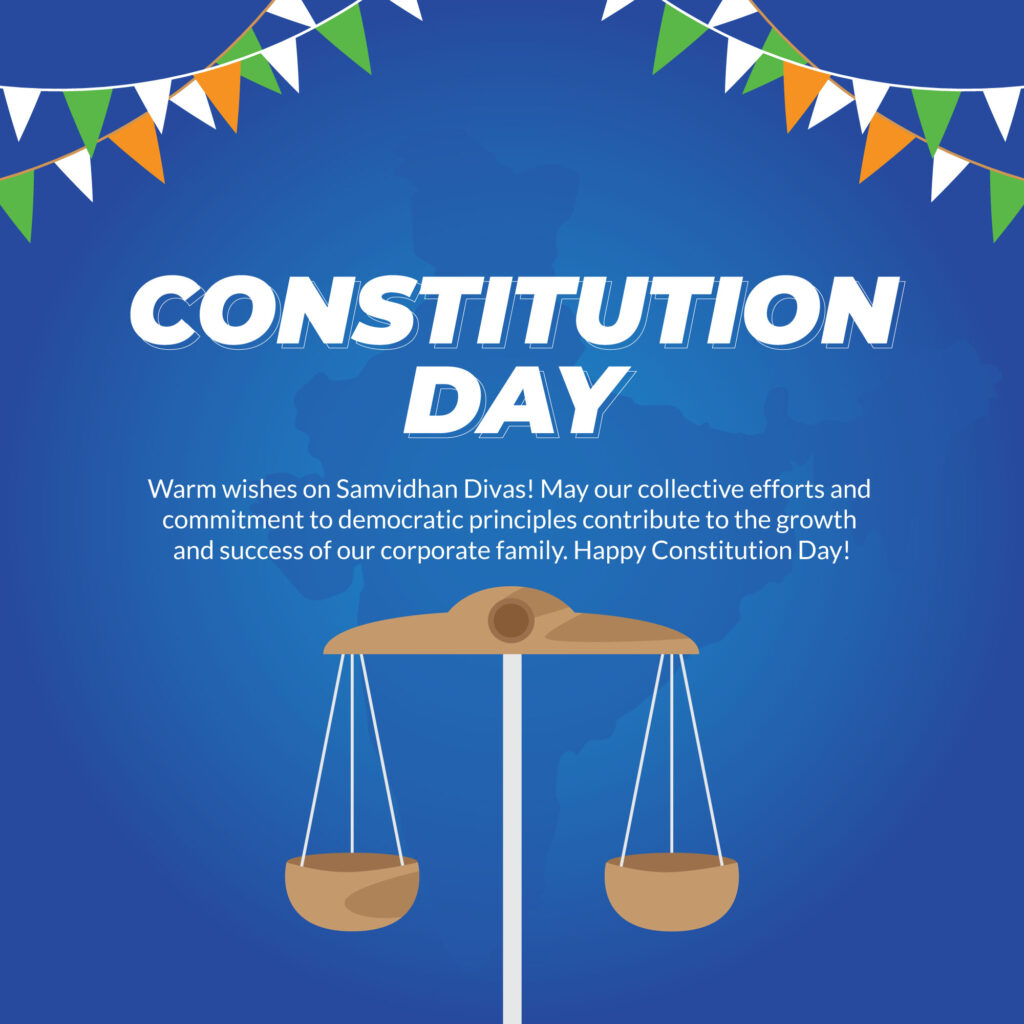 constitution day samvidhan diwas corporate banner poster wishes 04